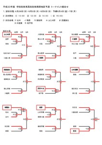 平成30年度 高校総体埼玉県西部支部予選 最終結果 埼玉県高等学校体育連盟サッカー専門部