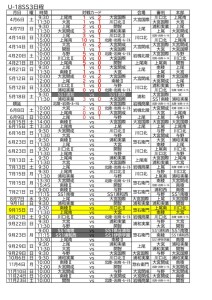 U-18SS３B　予定変更6月16日改訂版のサムネイル
