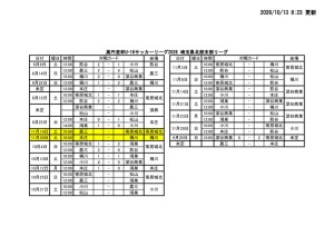 R8 U-16日程のサムネイル