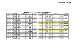 R8 U-16日程のサムネイル