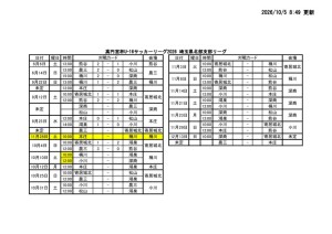 R8 U-16日程のサムネイル